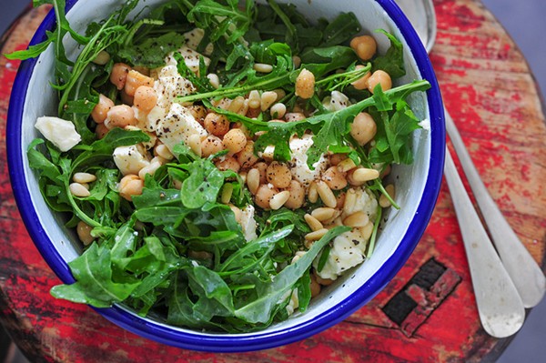 Quick legume salad template recipe