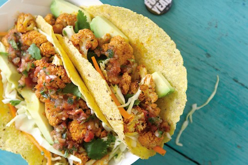 Quick lime and cilantro slaw