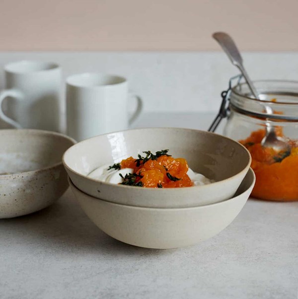 Quick mandarin compote