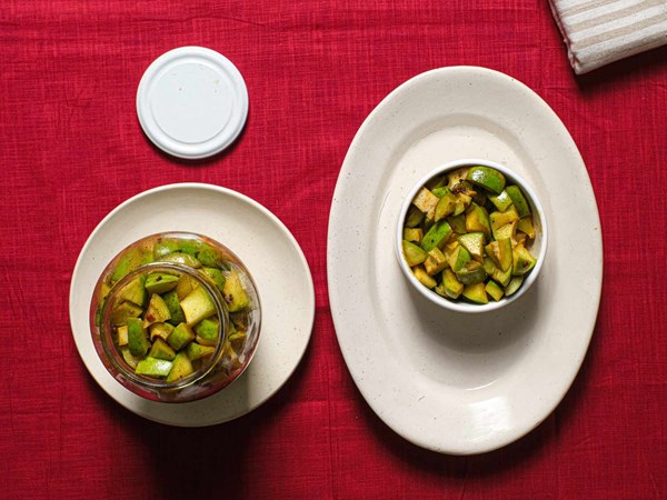 Quick mango pickle