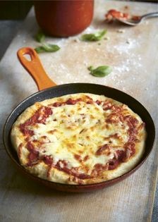 Quick pan pizza