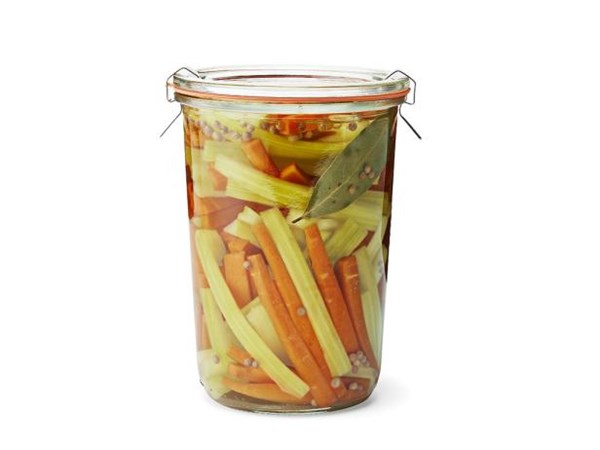 Quick pickled coriander carrots and celery