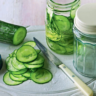 Quick pickled cucumber