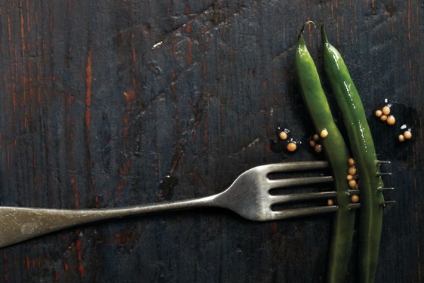 Quick pickled green beans