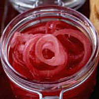 Quick-pickled onions