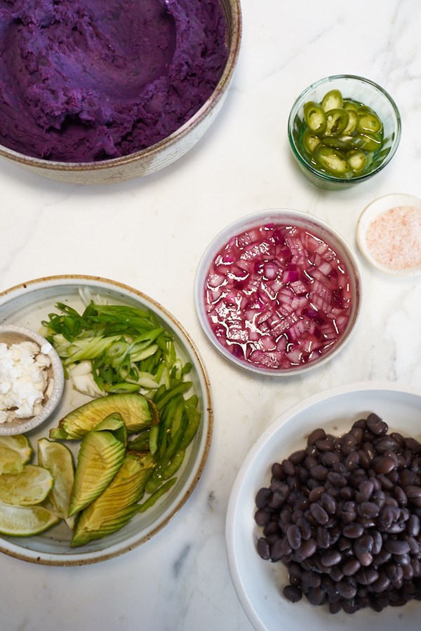 Quick pickled red onions