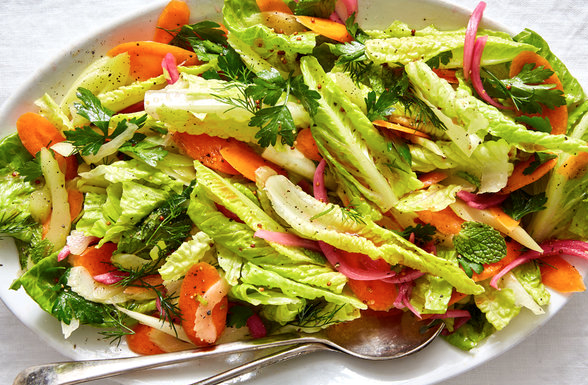 Quick-pickled vegetable salad