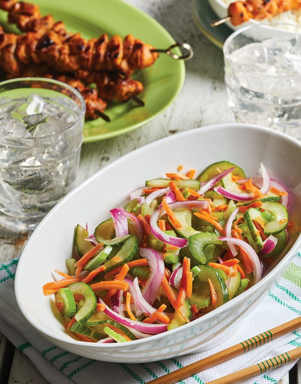 Quick-pickled vegetables