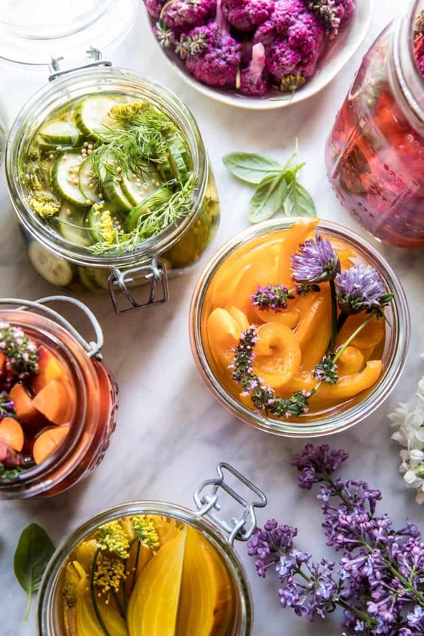 Quick pickled veggies
