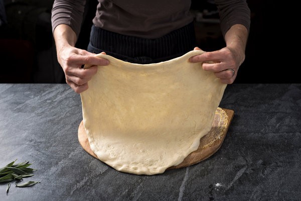 Quick pizza dough