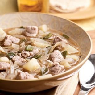 Quick pork & chile stew
