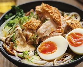 Quick pork ramen