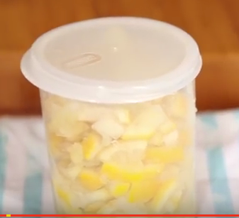 Quick preserved lemons