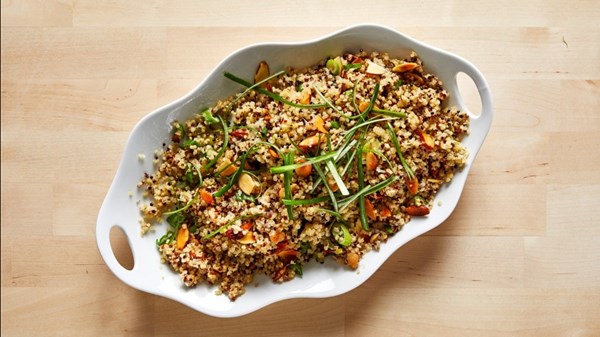 Quick quinoa pilaf