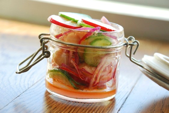 Quick radish relish