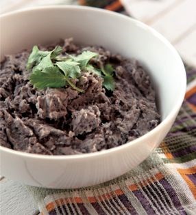 Quick refried beans