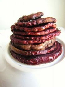 Quick roasted beet slices
