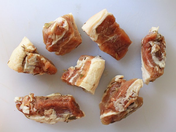 Quick salt pork