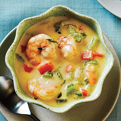 Quick shrimp chowder