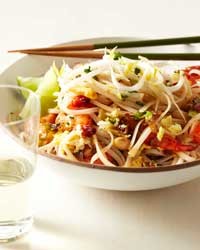 Quick shrimp pad Thai