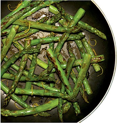Quick skillet asparagus