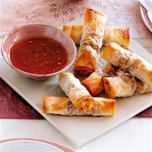 Quick spring rolls