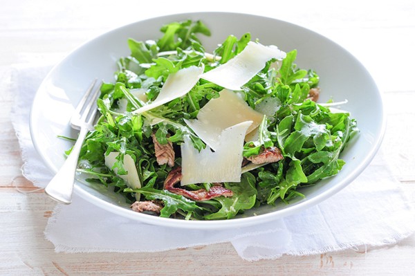 Quick steak & rocket salad