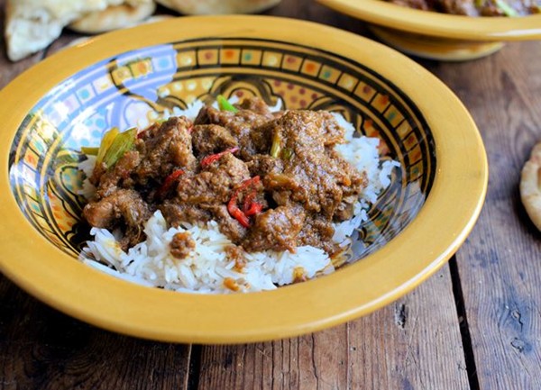 Quick stir-fried Mongolian lamb curry