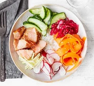 Quick sushi bowl