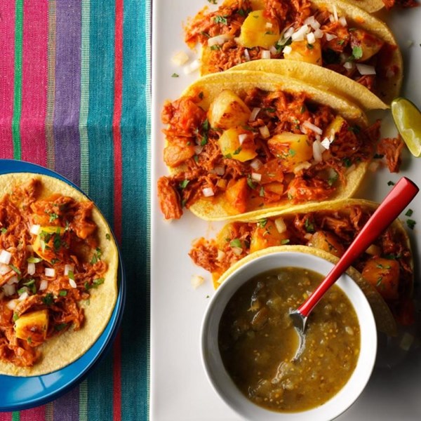 Quick tacos al pastor