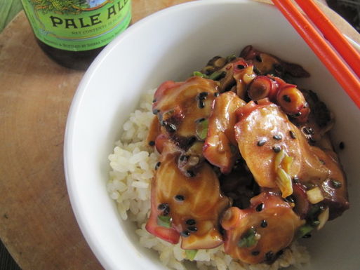 Quick tako poke