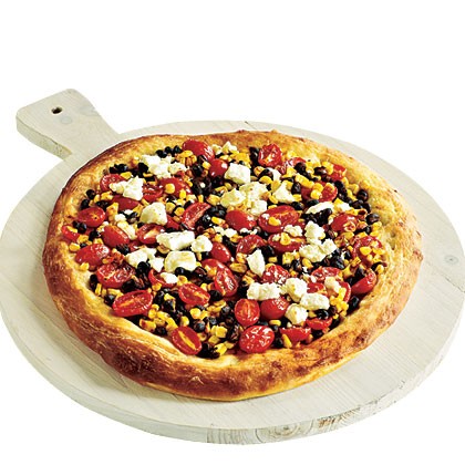 Quick Tex-Mex confetti pizza