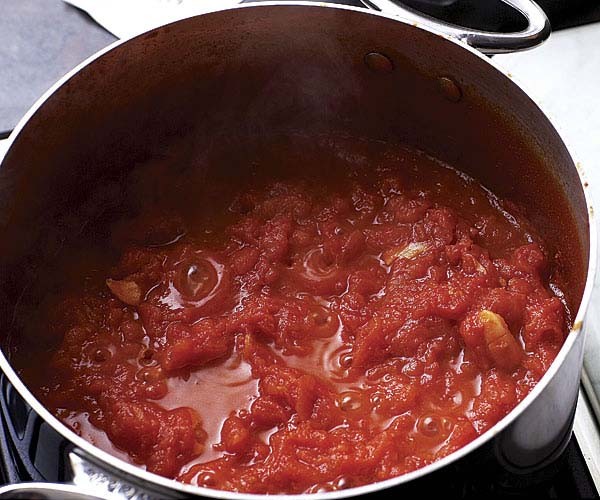 Quick tomato sauce