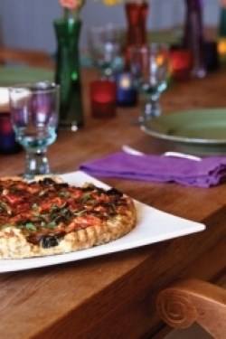 Quick tomato tart