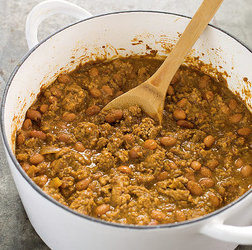Quick turkey chili