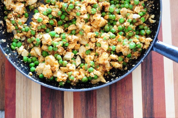 Quick veggie satay