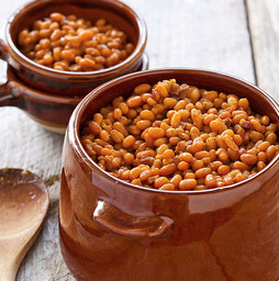 Quicker Boston baked beans