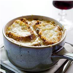 Quicker French onion soup