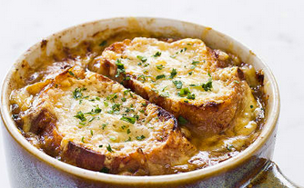 Quicker French onion soup