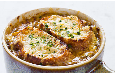 Quicker French onion soup