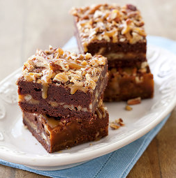 Quicker turtle brownies