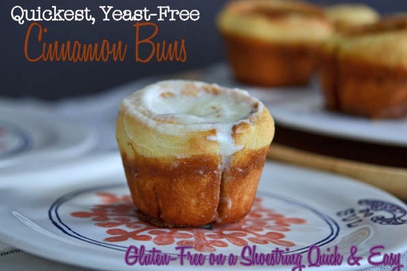 Quickest, yeast-free cinnamon buns