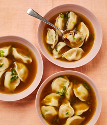 Quickish wonton soup
