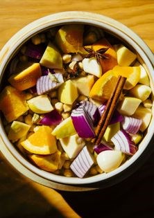 Quince + lamb tagine