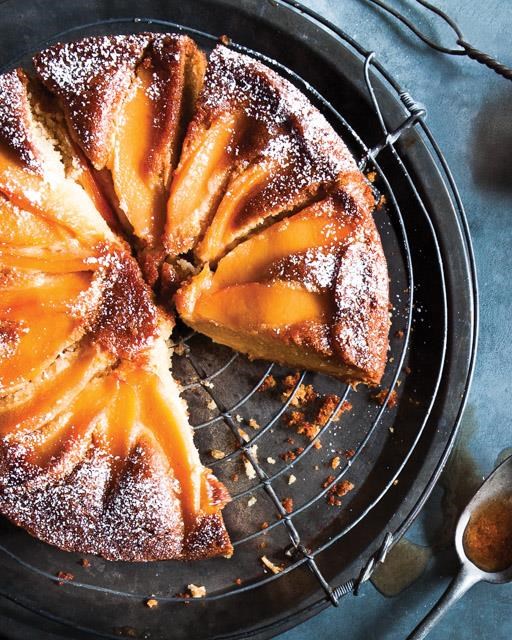 Quince and orange syrup cake