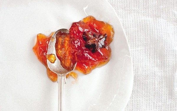 Quince and star anise jelly