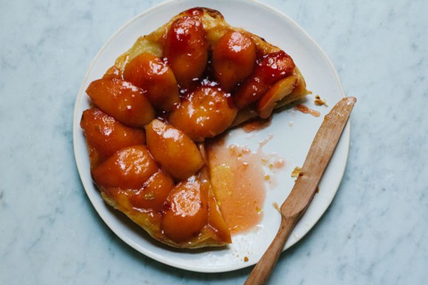 Quince tarte Tatin