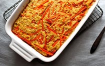 Quinoa and carrot kugel