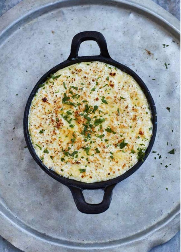 Quinoa and cheese pudding (Pesque de quinna)