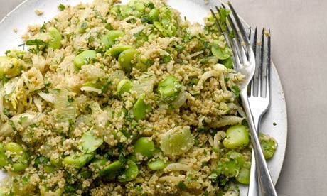 Quinoa and fennel salad